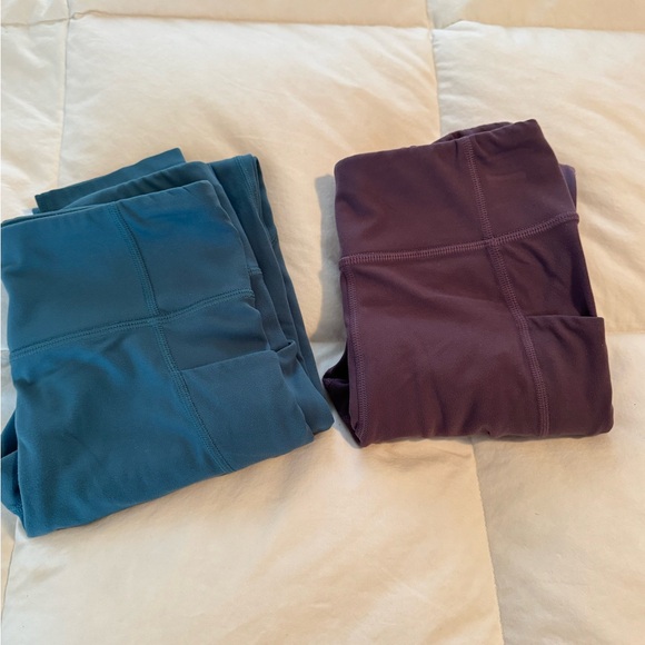 Athleta Kids' Blue and Purple  Leggings - Picture 7 of 7